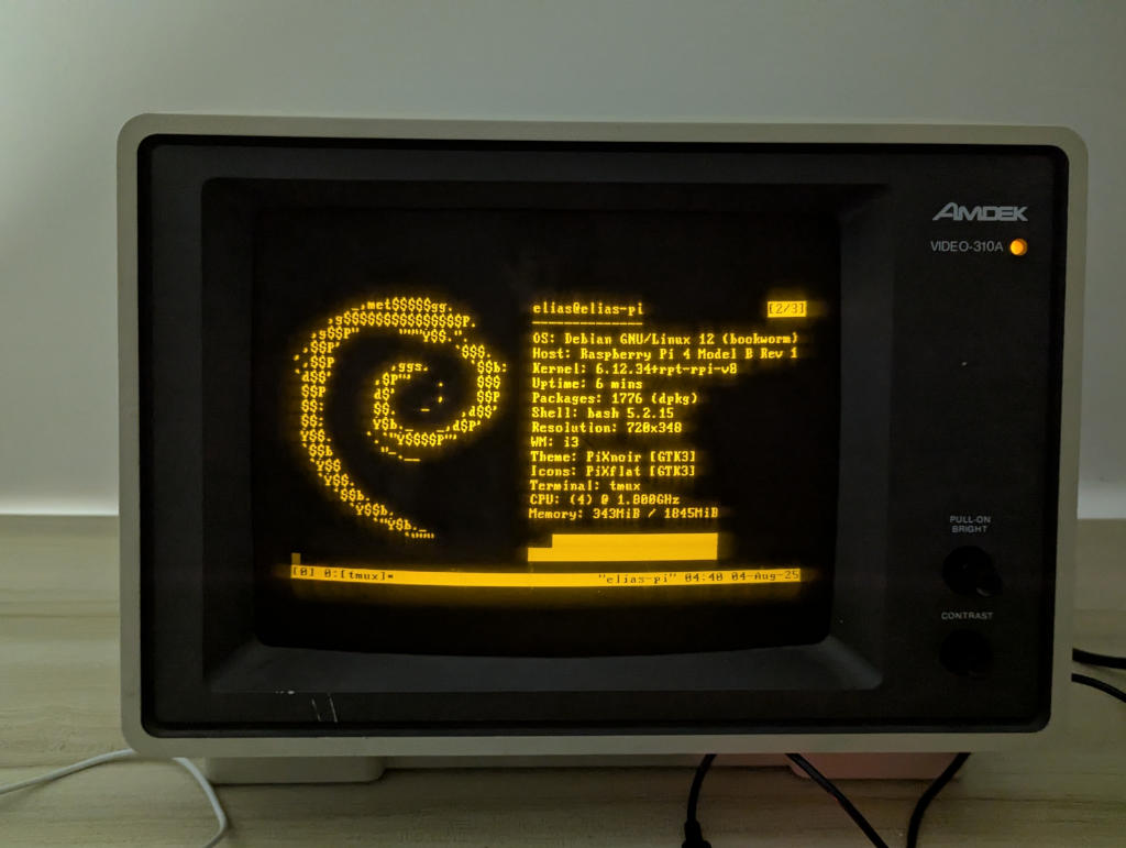 Image of neofetch output