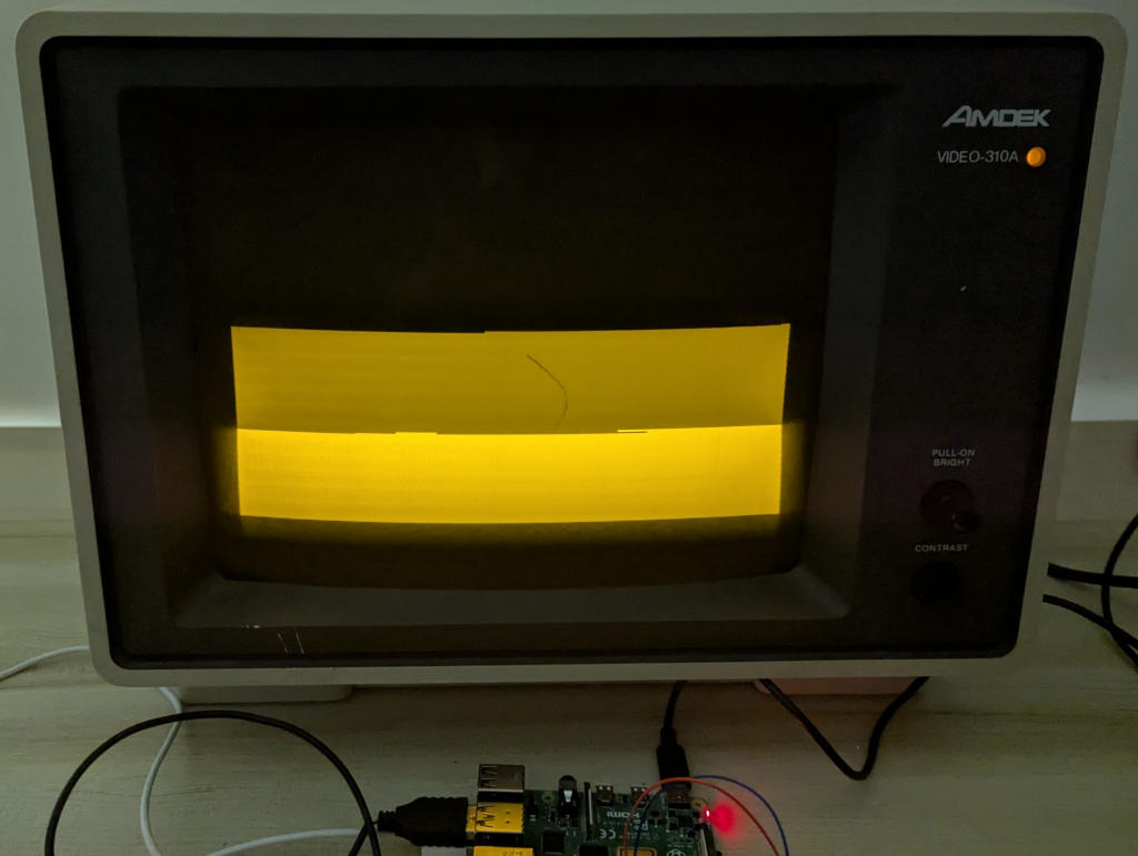 Image of a gradient with only three color levels